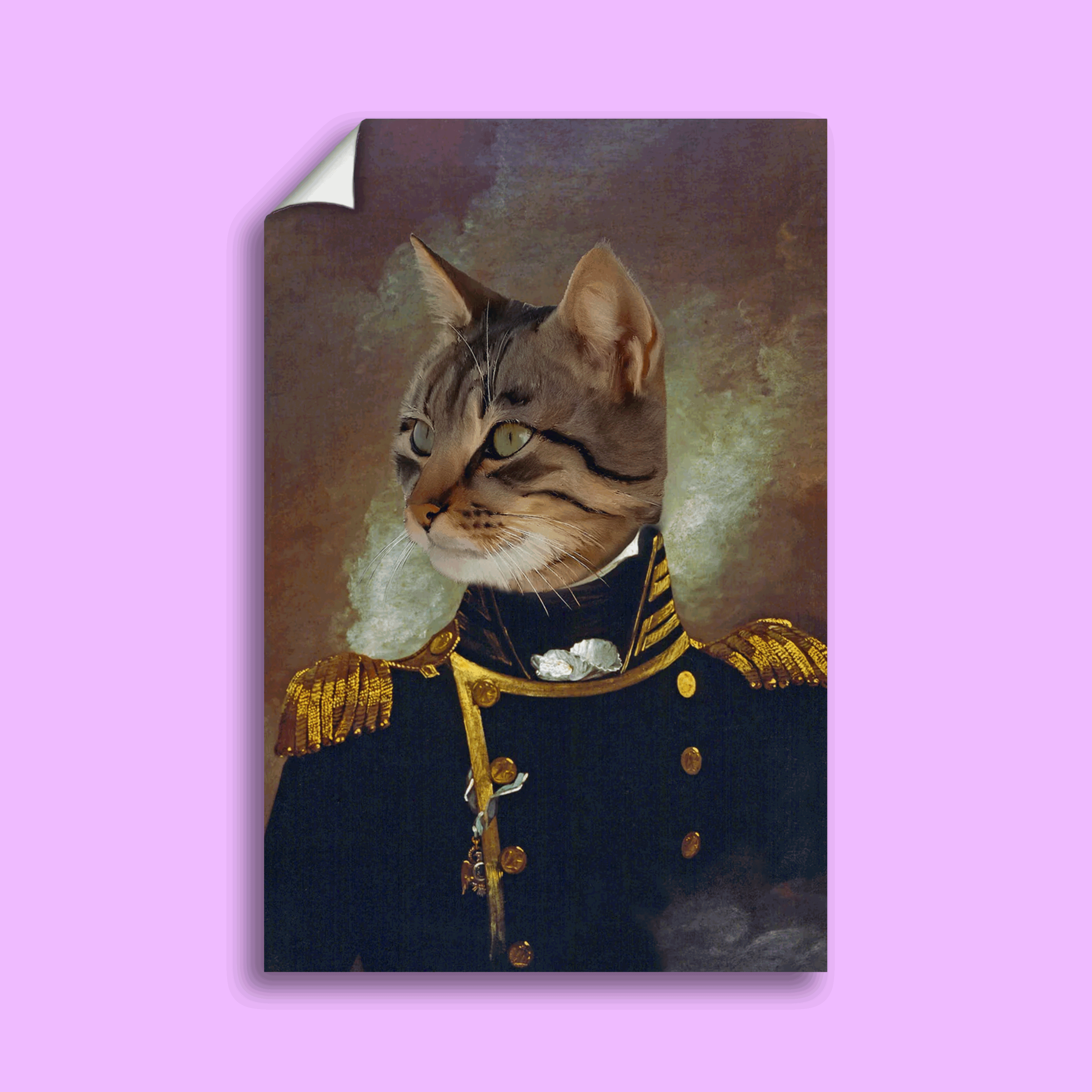 The Admiral - Custom Pet Portrait